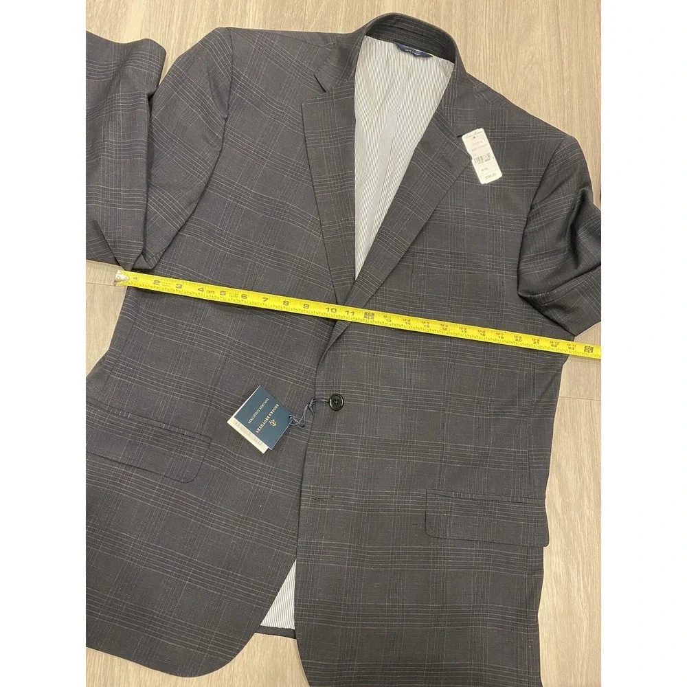 NWT Brooks Brothers Explorer Men's Plaid Regent Fit Stretch Wool Blazer 48R $398